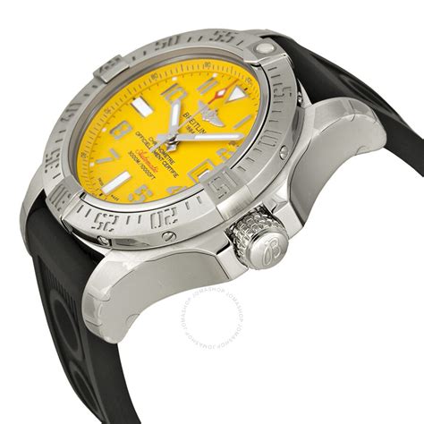 yellow dial breitling watch|Breitling avenger ii seawolf yellow.